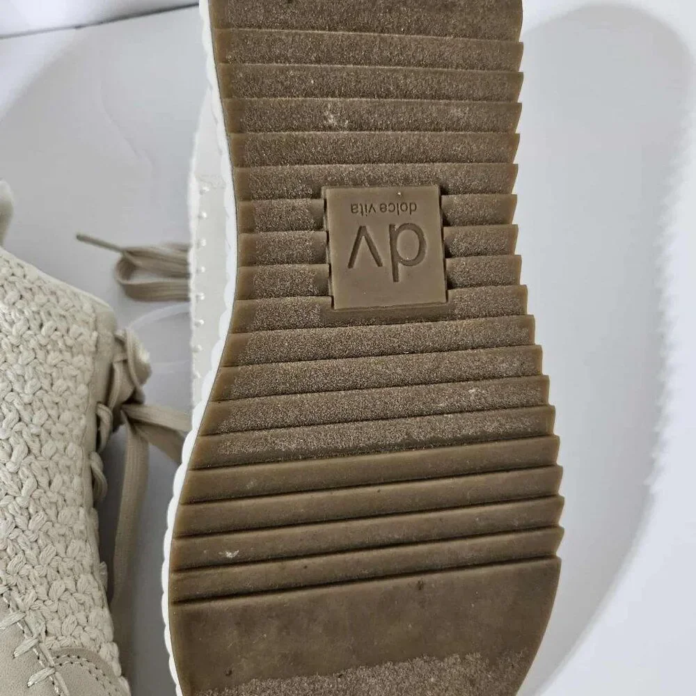 DV Dolce Vita Knit Espadrille Sneakers – Neutral | Size 9